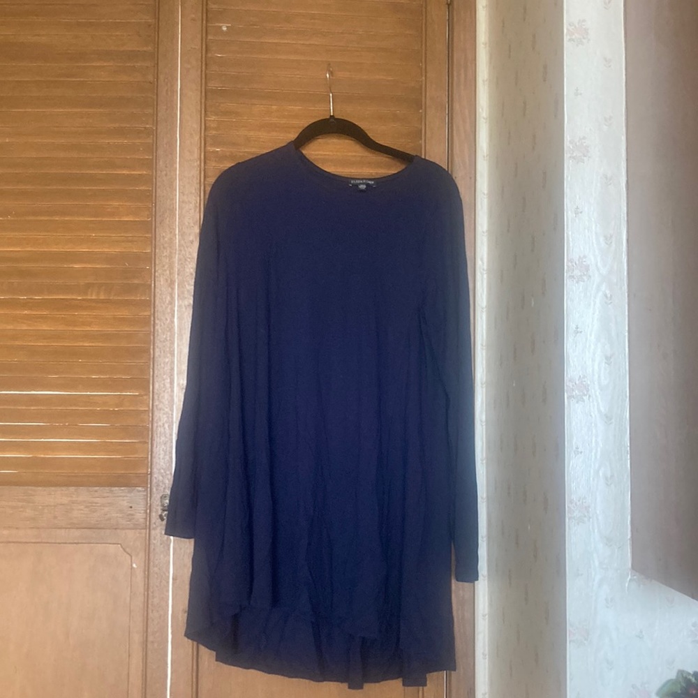 Elieen Fisher All Blue Shirtdress